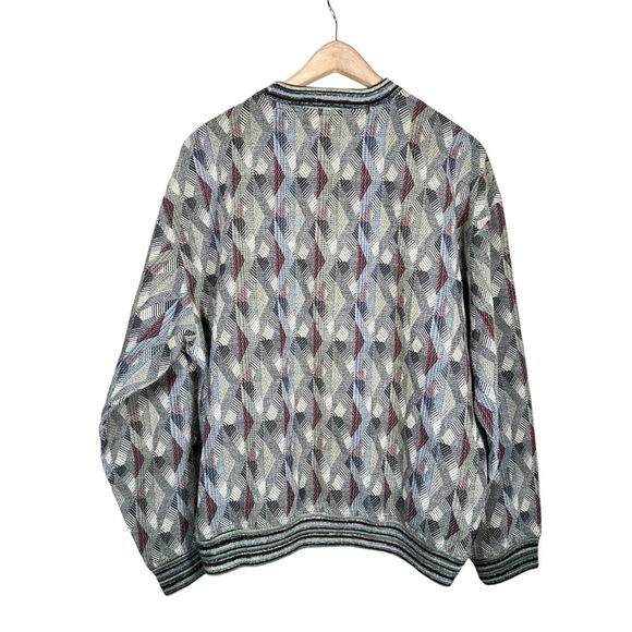 VINTAGE Wool-Blend Oversized Grandpa Pullover Sweater - Picture 2 of 8